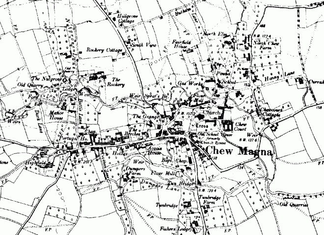 Chew Magna Map 1900 copy