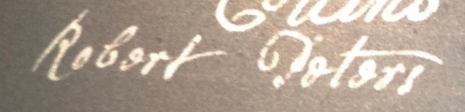 Robert Peters signature in Vestry Dec 1773 copy